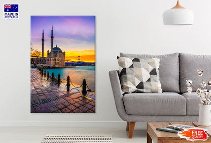 Bosphorus Bridge & Mosque View Photograph Print 100% Australian Made