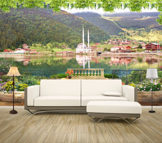 Wallpaper Murals Peel and Stick Removable Stunning City View High Quality