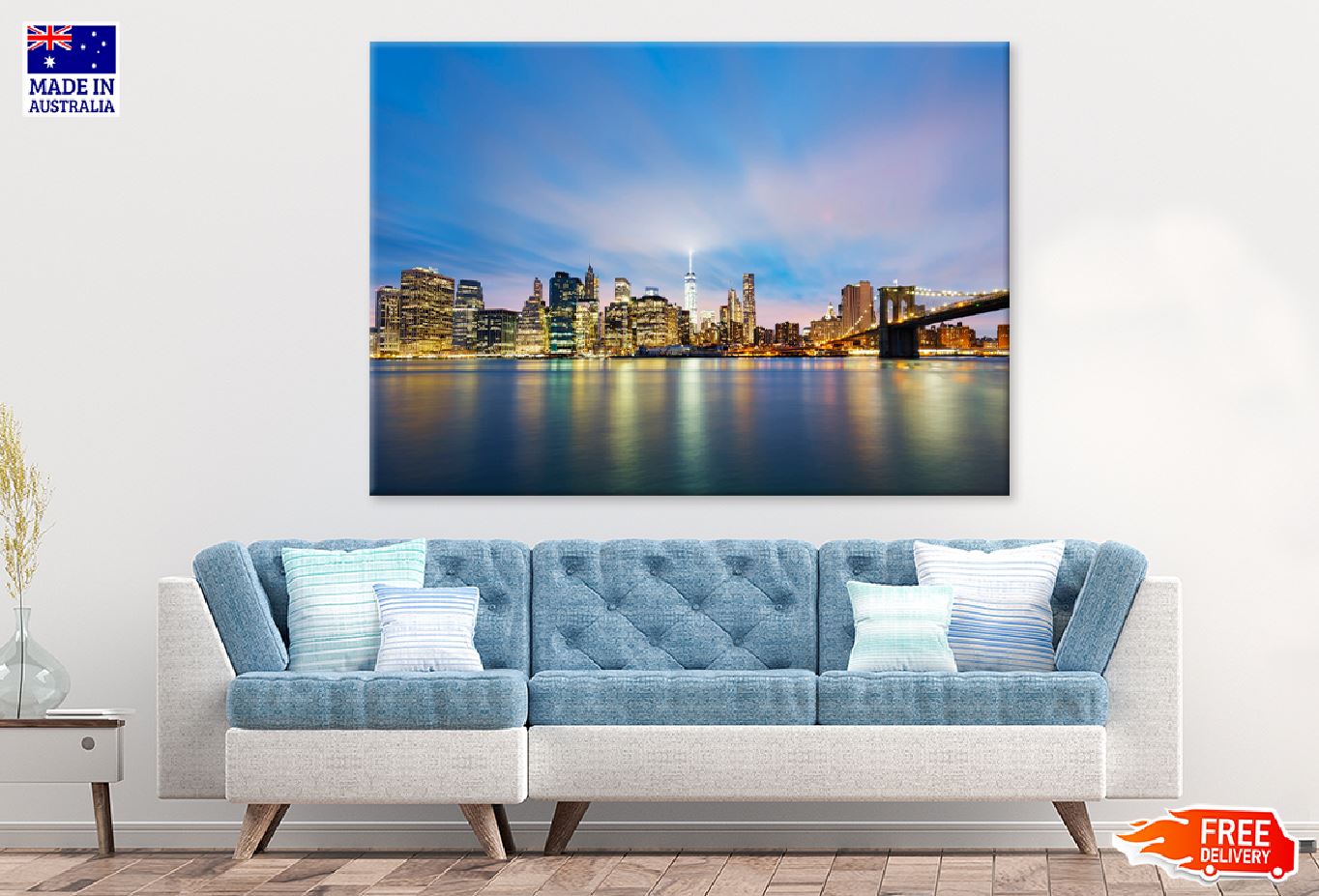 Manhattan City East River View Photograph Print 100% Australian Made