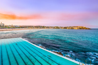 Bondi Beach Icebergs Pool Photograph Sydney Home Decor Premium Quality Poster Print Choose Your Sizes