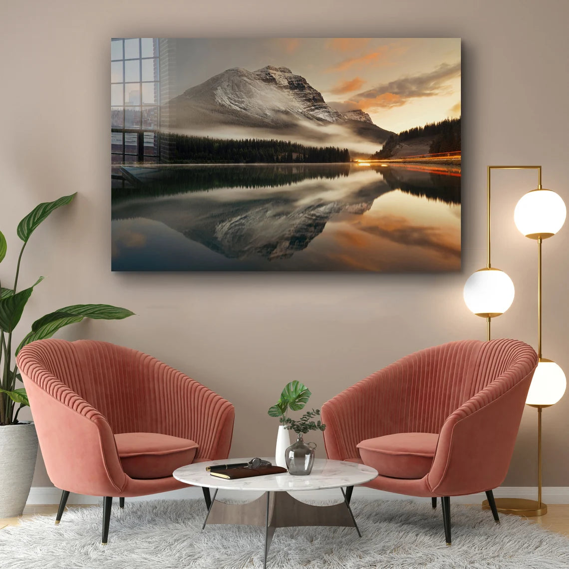 Banff National Park Print Tempered Glass Wall Art 100% Made in Australia Ready to Hang