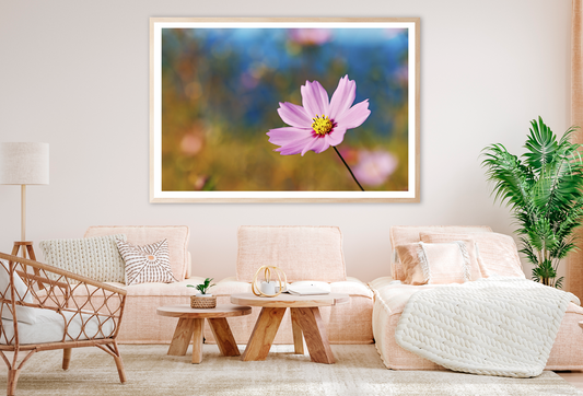 Pink Flowers Nature Plant View Photograph Home Decor Premium Quality Poster Print Choose Your Sizes