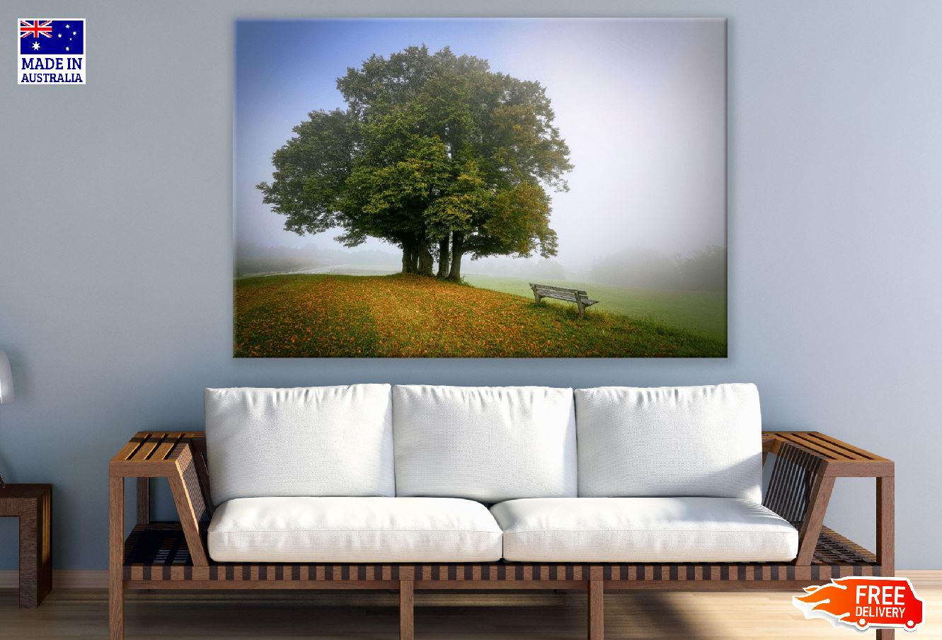 Landscape Tree Autumn Photograph Print 100% Australian Made