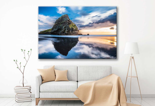 Bella Home Taitomo Island Reflecting on Water Print Canvas Ready to hang