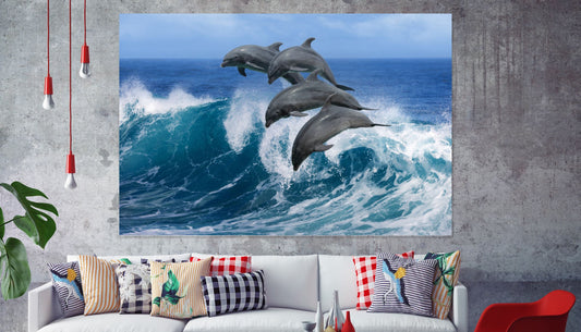 Dolphins Print 100% Australian Made