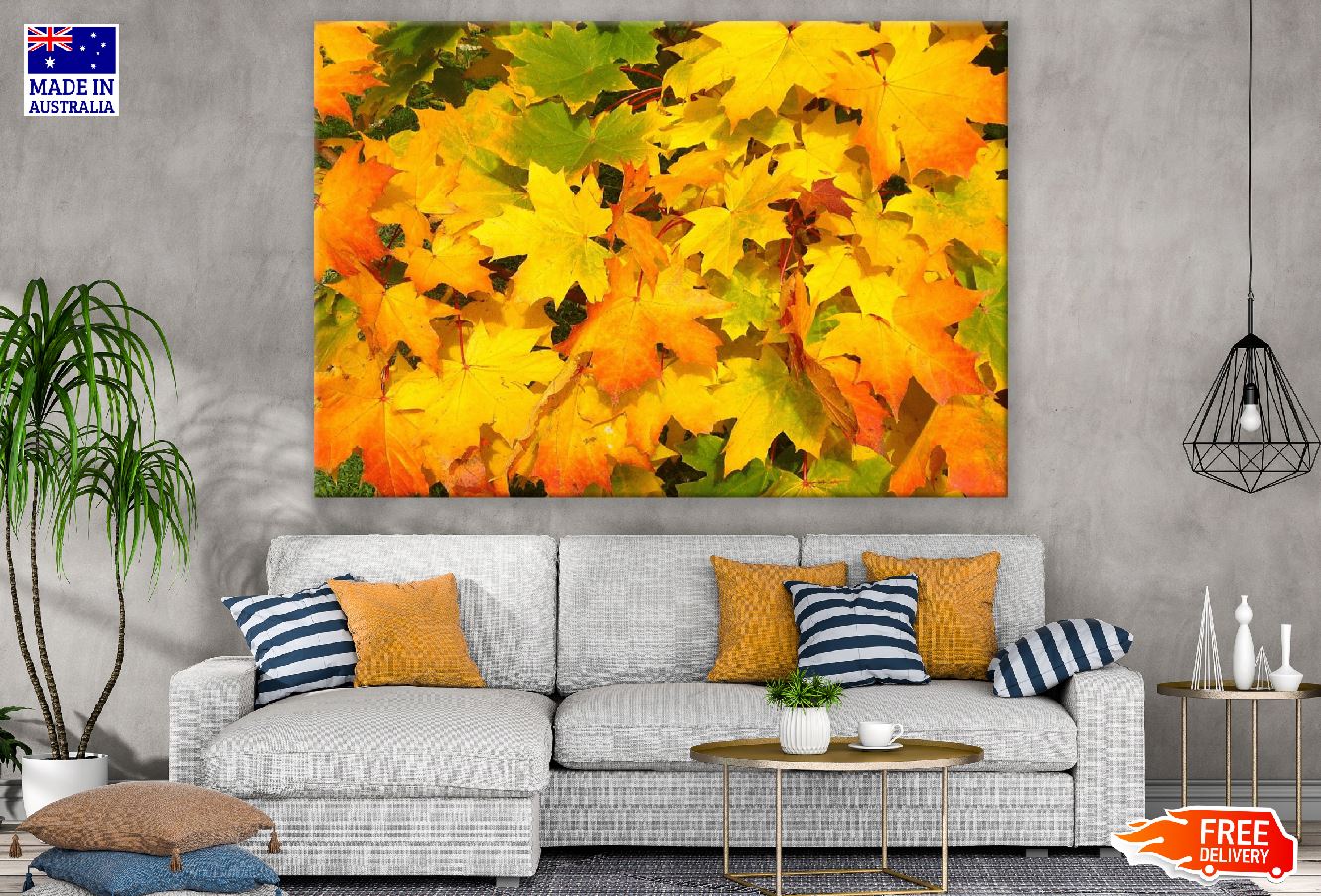 Maple Leaves Autumn Photograph Print 100% Australian Made