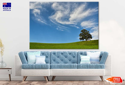 Tree on Hill Photograph Print 100% Australian Made