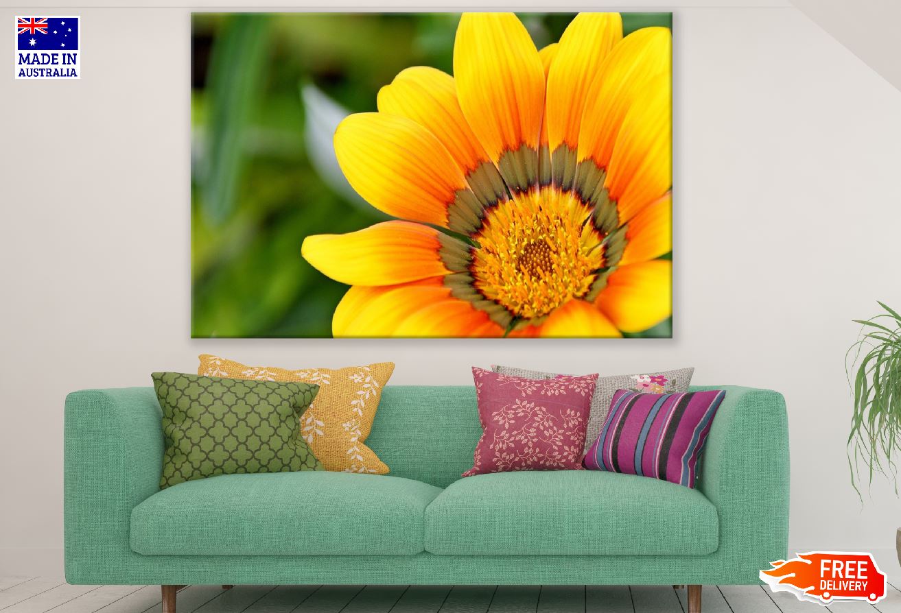 Yellow Flower Closeup Photograph Print 100% Australian Made