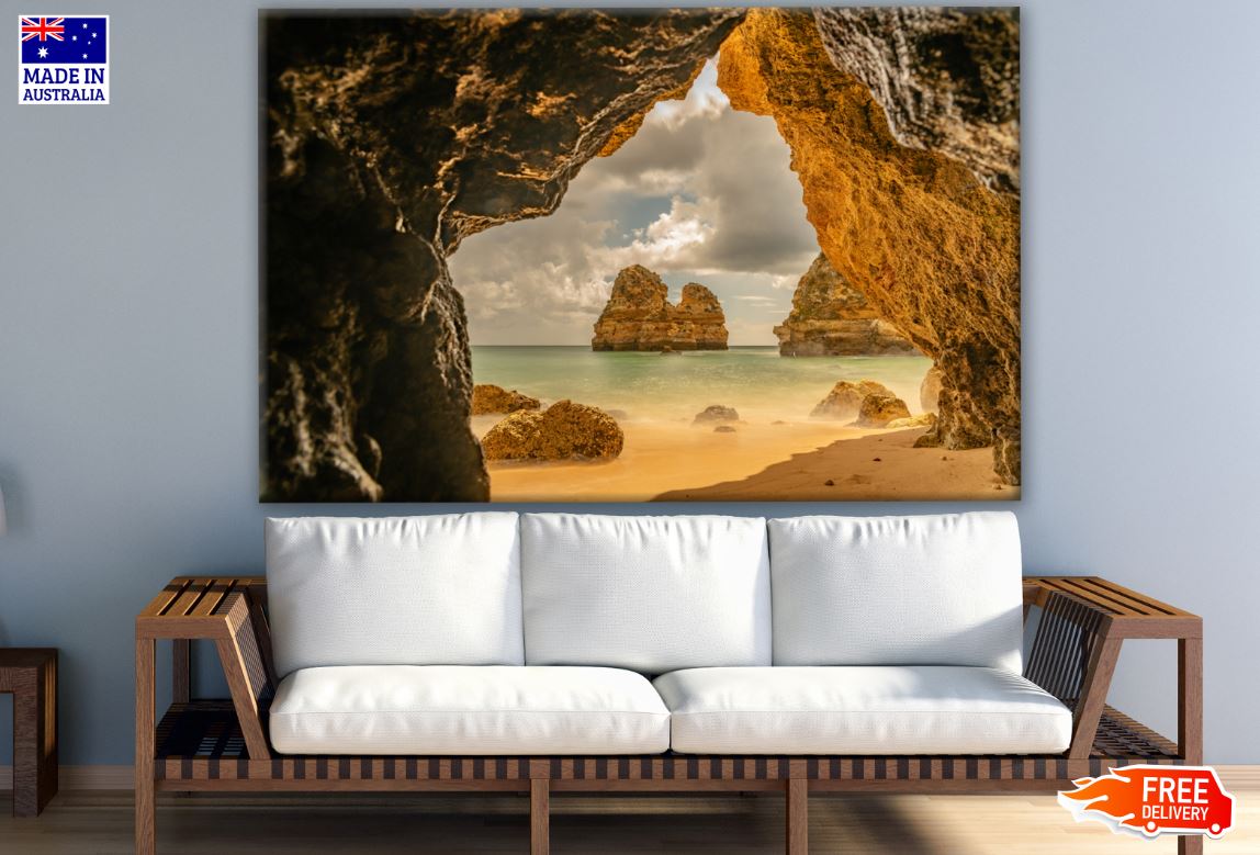 Stunning Beach Cave Print 100% Australian Made
