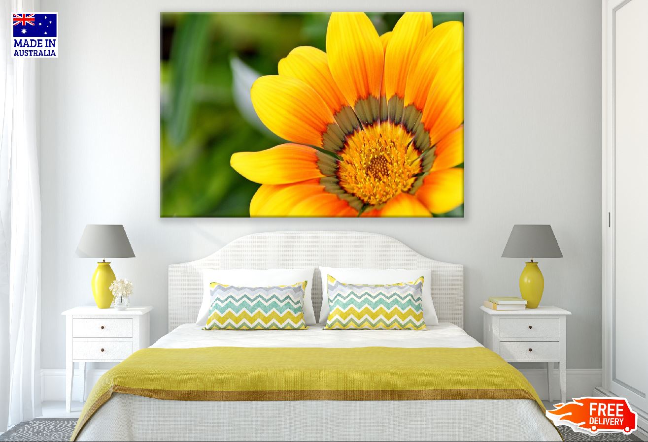 Yellow Flower Closeup Photograph Print 100% Australian Made