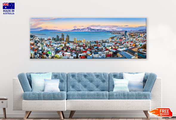 Panoramic Canvas Ice Land Landscape High Quality 100% Australian made wall Canvas Print ready to hang