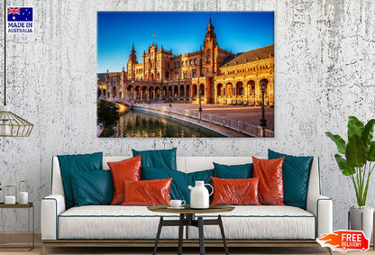 Plaza de Espana Square Sunset Photograph Print 100% Australian Made