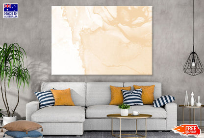 Champagne Color Abstract Design Print 100% Australian Made