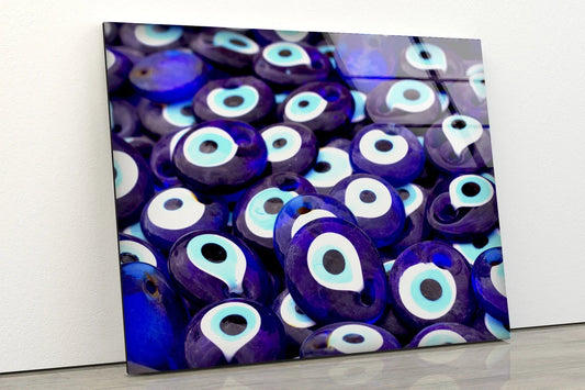 Blue White & Black Pendants Photograph Acrylic Glass Print Tempered Glass Wall Art 100% Made in Australia Ready to Hang