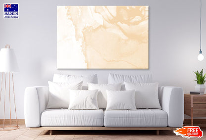 Champagne Color Abstract Design Print 100% Australian Made