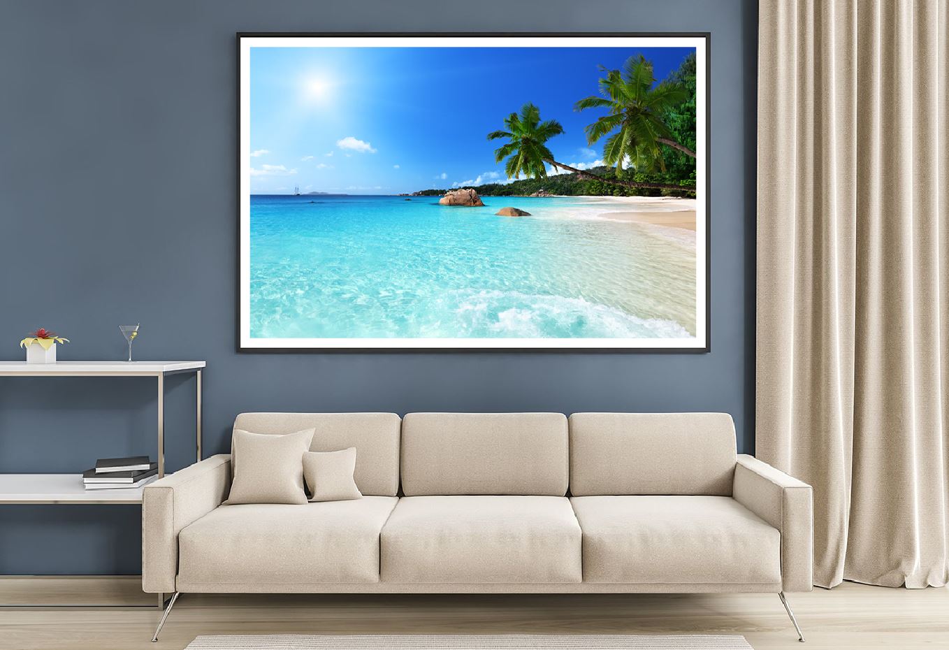 Anse Lazio Beach Praslin Island Photograph Home Decor Premium Quality Poster Print Choose Your Sizes