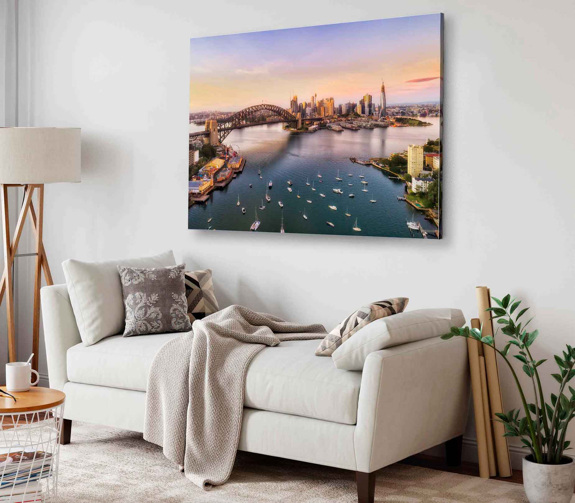 Bella Home Sunrise in Sydney City Australia Print Canvas Ready to hang