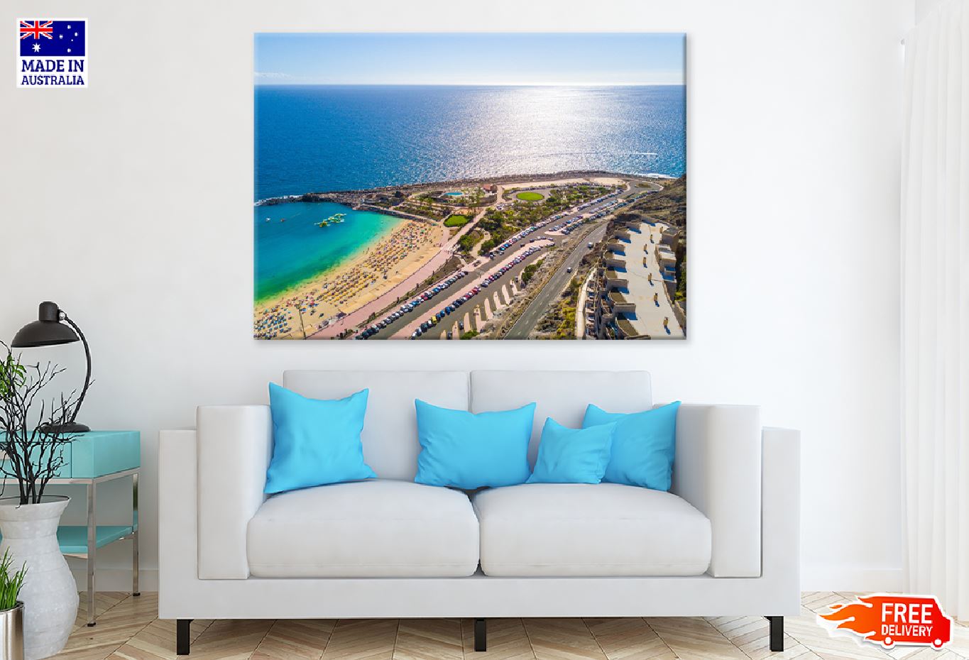 Gran Canaria Island Aerial View Photograph Print 100% Australian Made