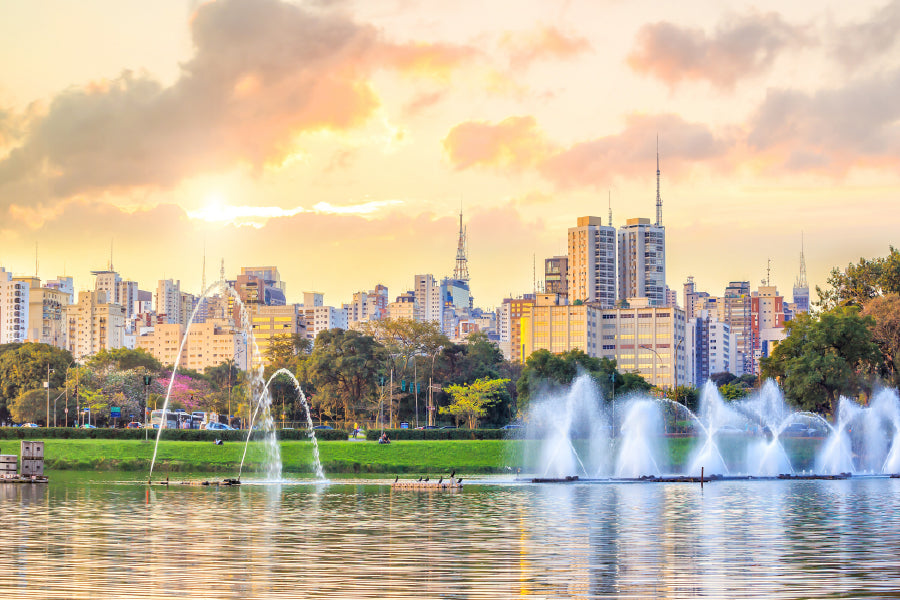 Sao Paulo Skyline from Parque View Print 100% Australian Made