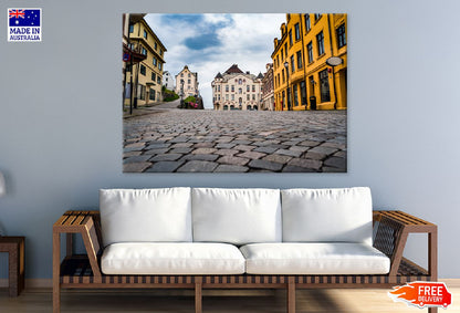 Aksla City Alesund Street View Photograph Print 100% Australian Made