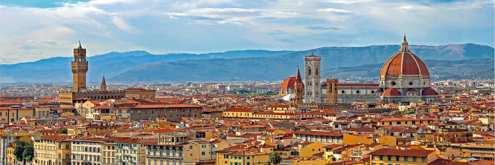 Panoramic Canvas Florence View Photograph Italy High Quality 100% Australian Made Wall Canvas Print Ready to Hang