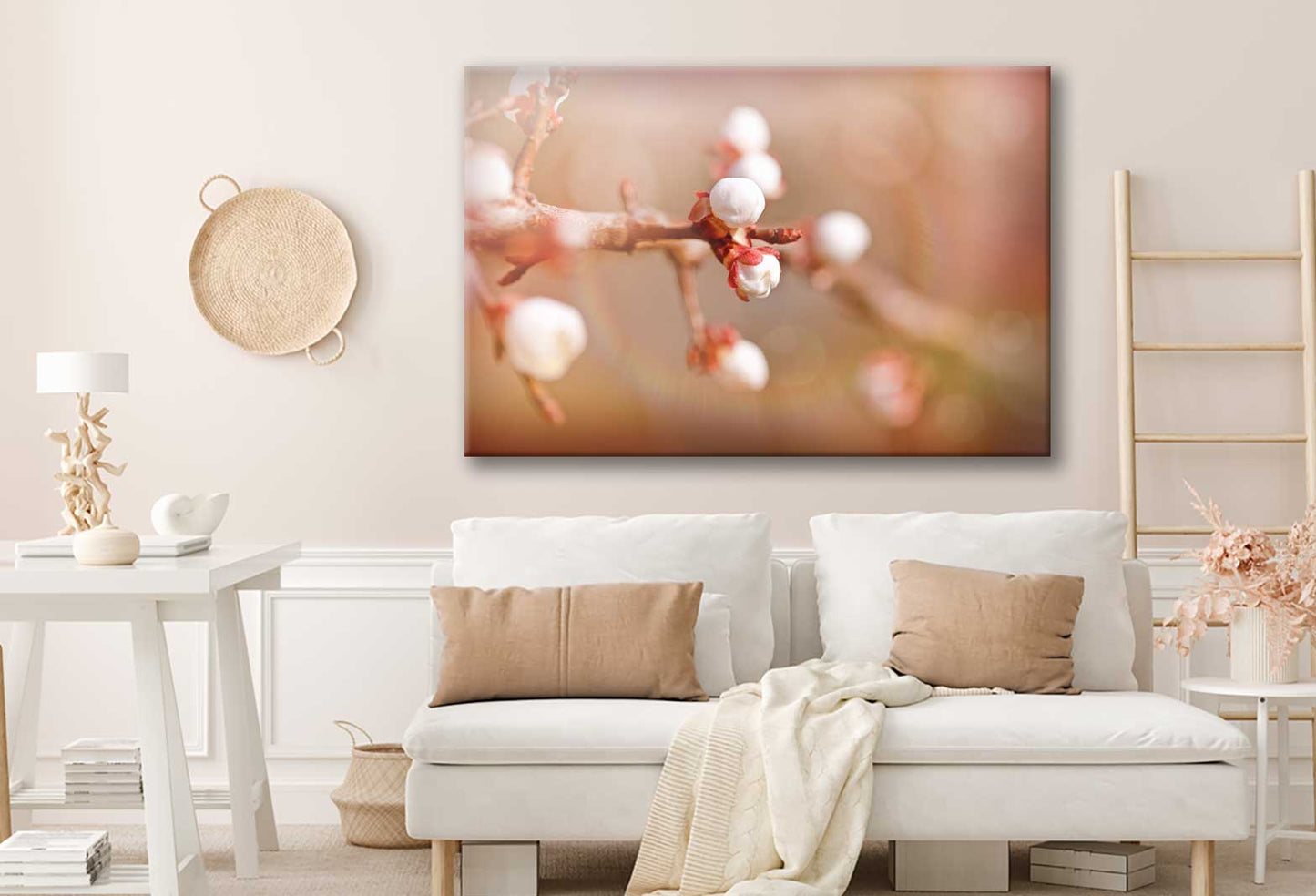 Bella Home Budding Buds In Early Spring Print Canvas Ready to hang