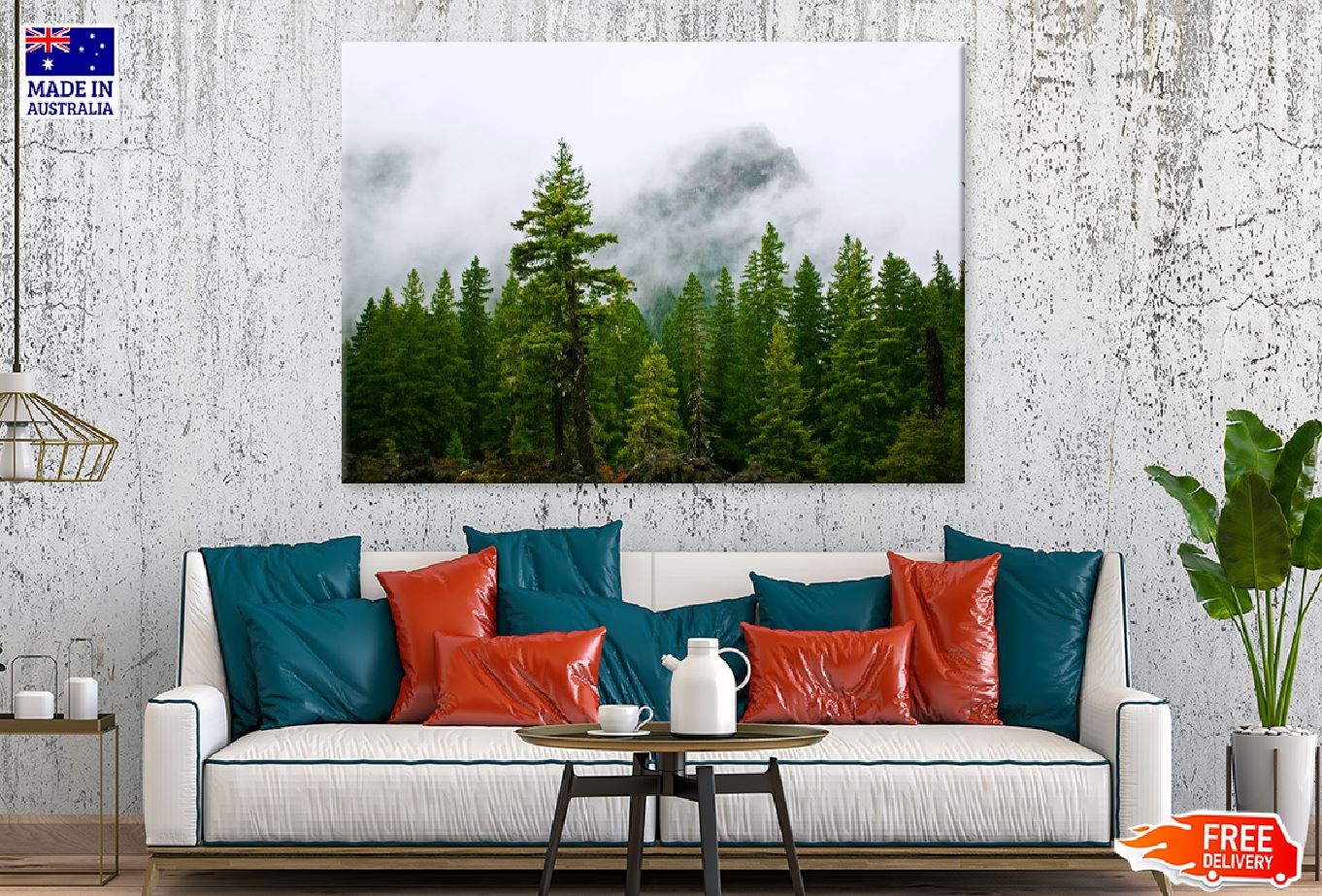 Oregon Pine Trees View Photograph Print 100% Australian Made