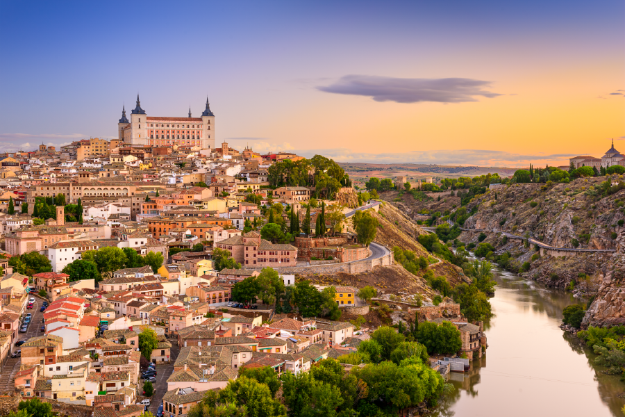 Toledo Spain Town Skyline View Photograph Home Decor Premium Quality Poster Print Choose Your Sizes