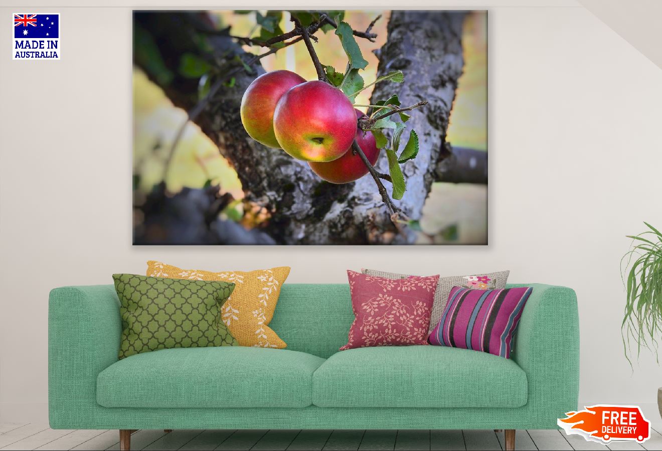 Apple Fruits & Leaves Photograph Print 100% Australian Made