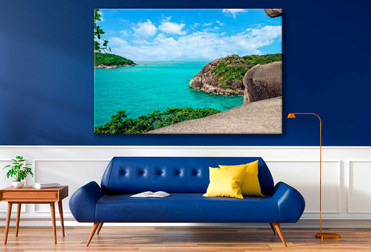 Bella Home Tropical Beach Island in Thailand Print Canvas Ready to hang