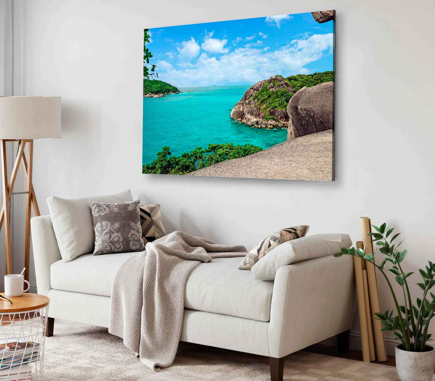 Bella Home Tropical Beach Island in Thailand Print Canvas Ready to hang