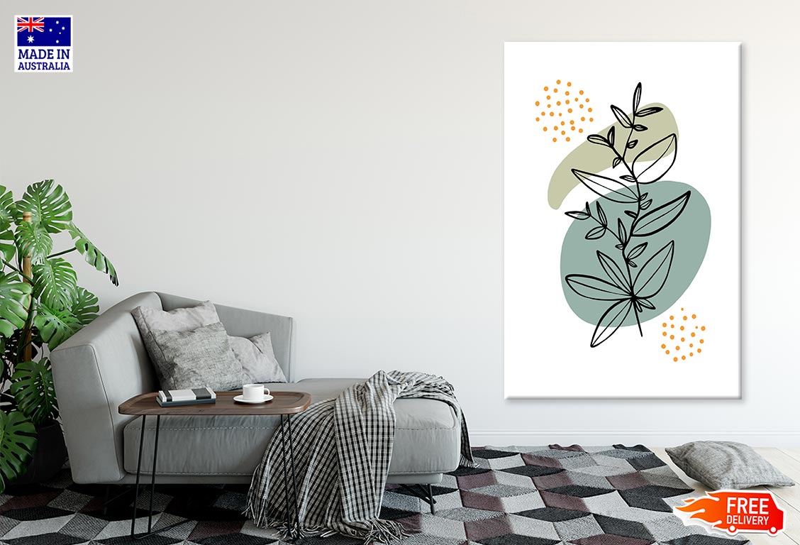 Plant Line Art Design Print 100% Australian Made