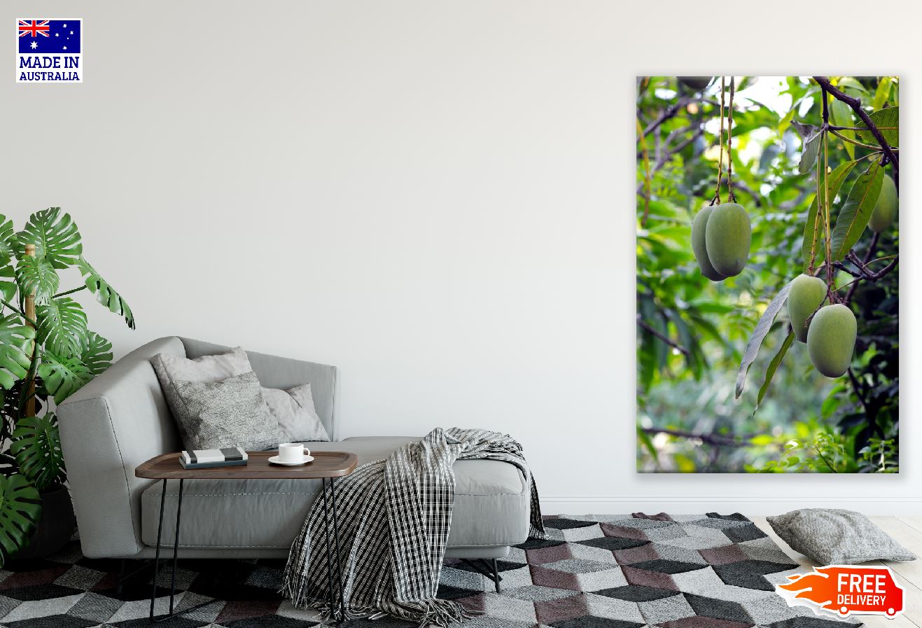 Mango Fruits Tree Photograph Print 100% Australian Made