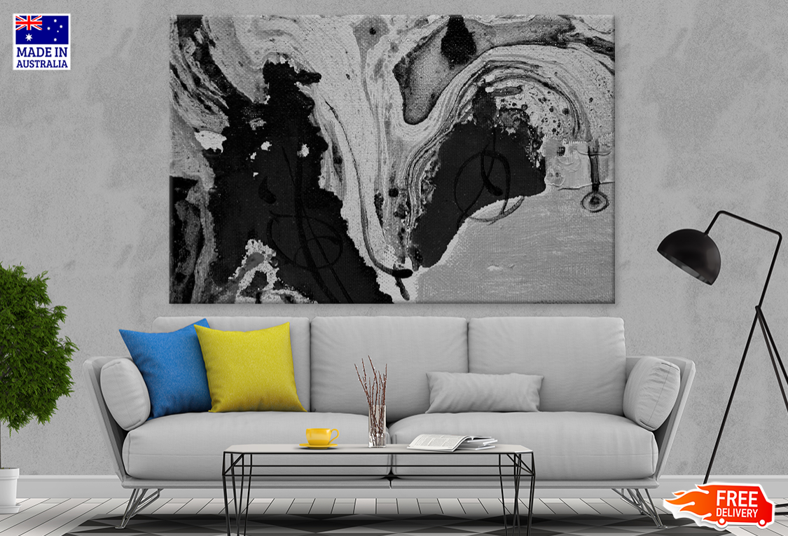 B&W Abstract Design Print 100% Australian Made