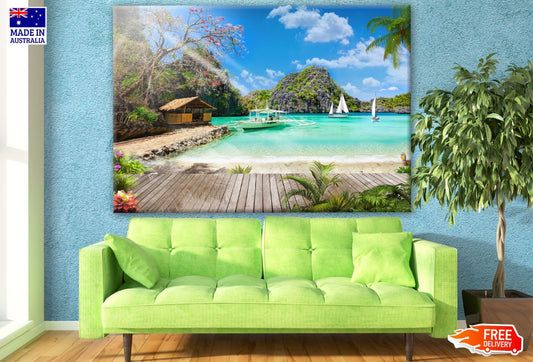 Stunning Beach Print 100% Australian Made