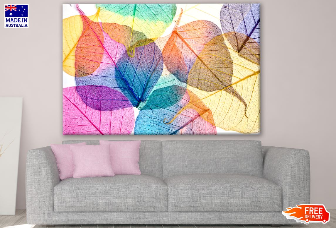 Colorful Leaves Painting Print 100% Australian Made