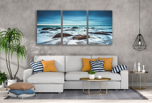 3 Set of Sea Scenery Photograph High Quality Print 100% Australian Made Wall Canvas Ready to Hang