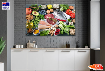 Healthy Nutrition Superfoods and Vegetables Photograph Print 100% Australian Made