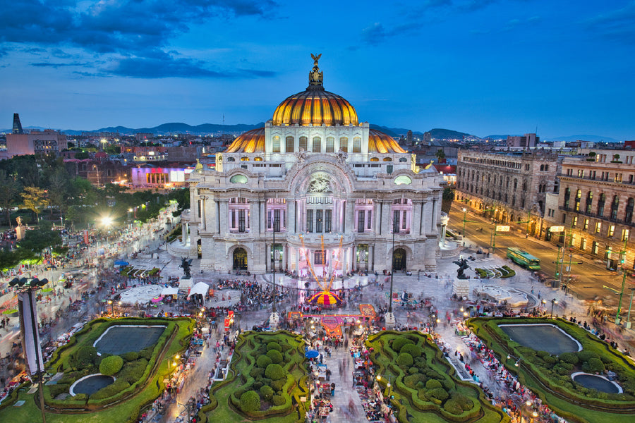 Bellas Artes Palace Mexico City View Photograph Print 100% Australian Made