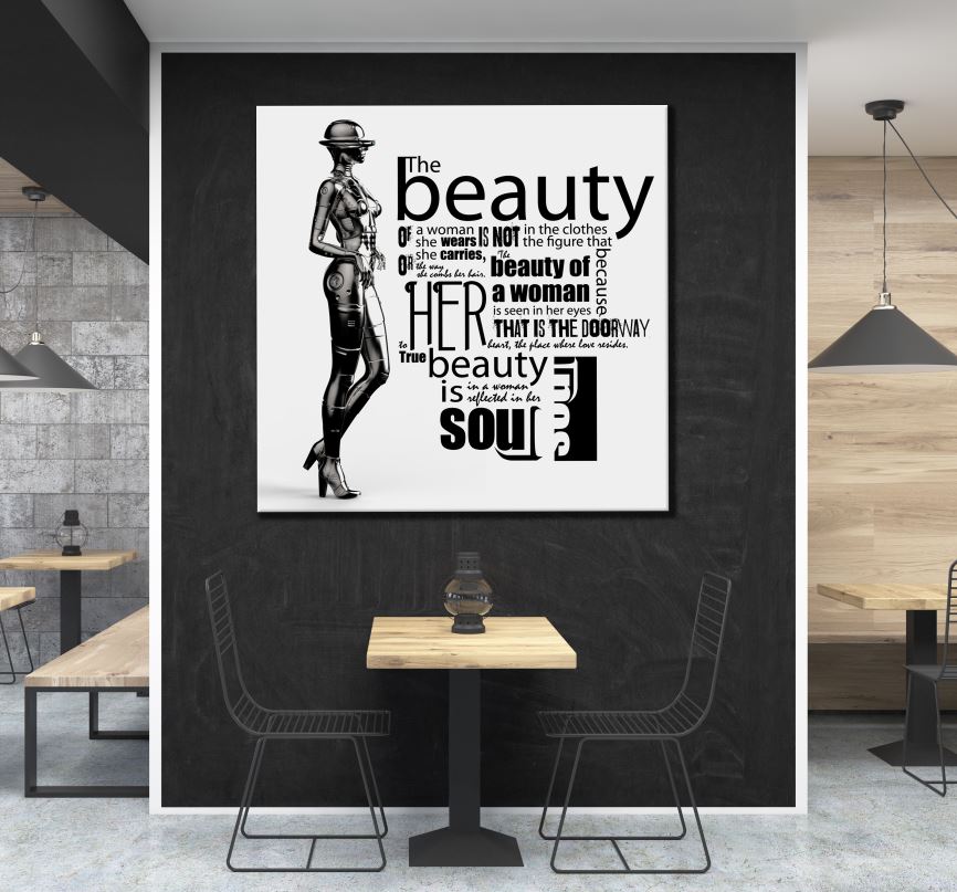 Square Canvas Fashion Quote Art High Quality Print 100% Australian Made