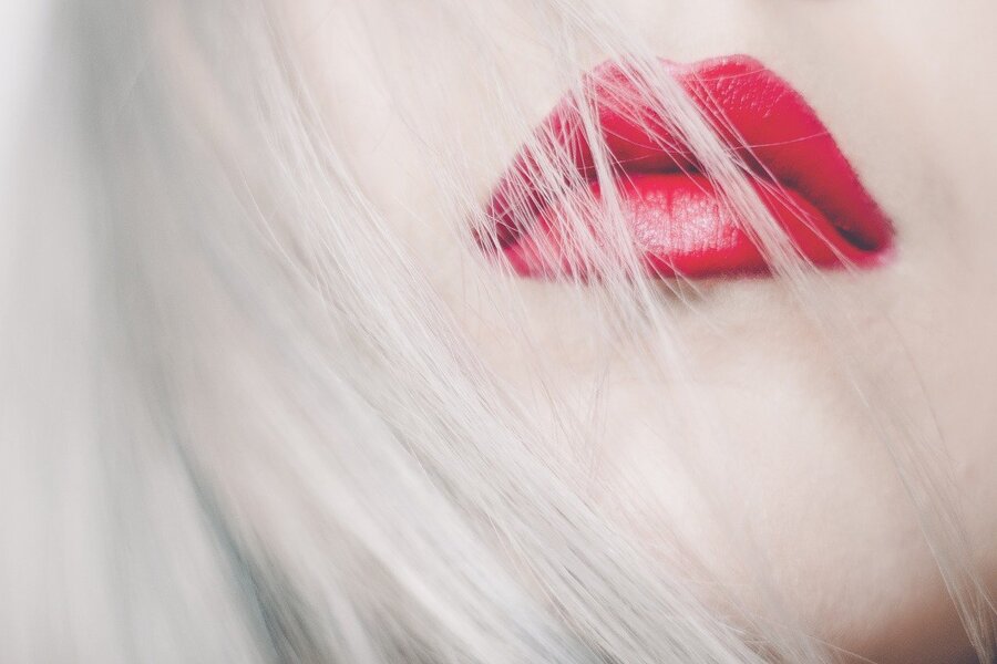 Red Lips Closeup Photograph Print 100% Australian Made