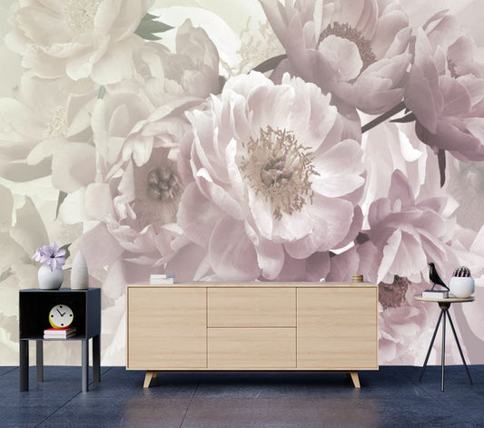 Wallpaper Murals Peel and Stick Removable Floral Design High Quality