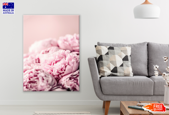 Pink Flower Bunch Close Up Photograph Print 100% Australian Made