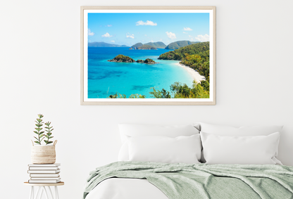 Forest & Sea Sky Scenery View Photograph Home Decor Premium Quality Poster Print Choose Your Sizes