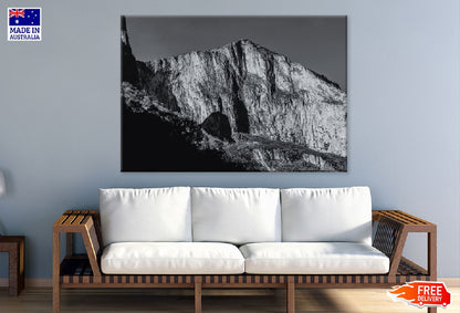 Mountain Hill B&W View Photograph Print 100% Australian Made