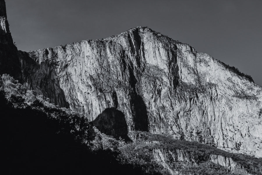 Mountain Hill B&W View Photograph Print 100% Australian Made