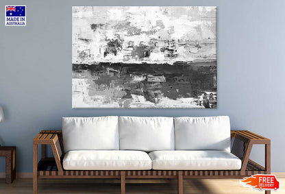 B&W Abstract Design Painting Print 100% Australian Made