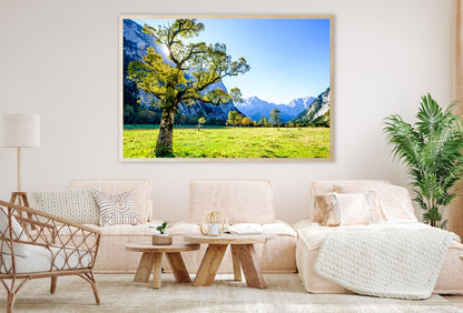 Karwendel Mountain & Tree Scenery View Photograph Home Decor Premium Quality Poster Print Choose Your Sizes