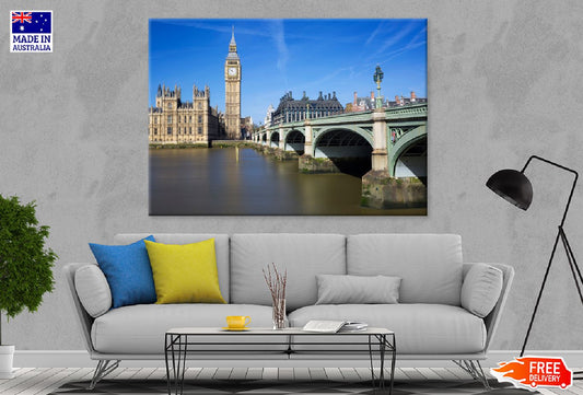 Big Ben Tower Parliament View Photograph UK Print 100% Australian Made