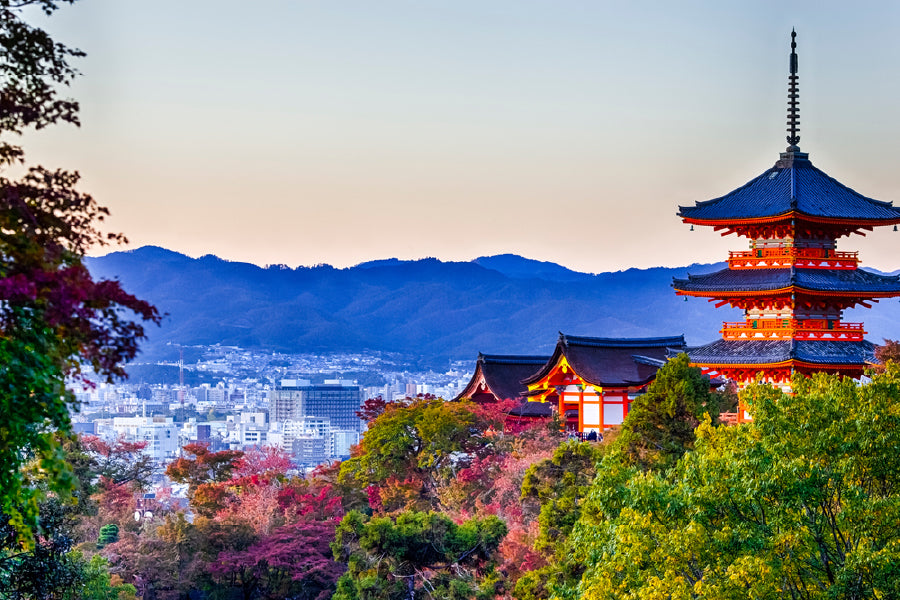 Bella Home Kiyomizu-dera Temple Pagoda Japan Print Canvas Ready to hang